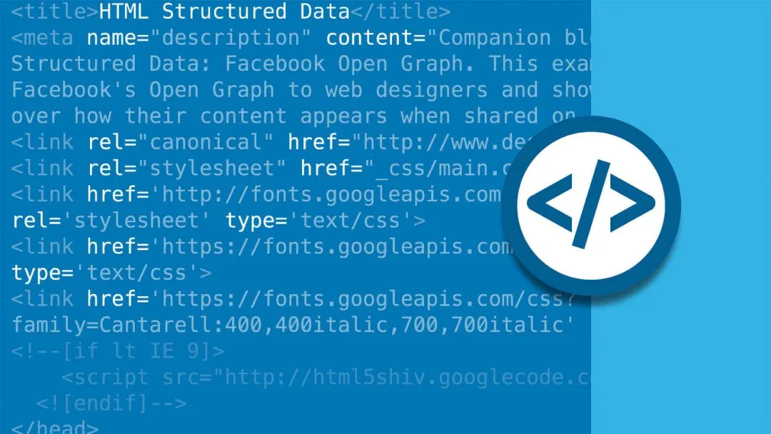 html structurated data